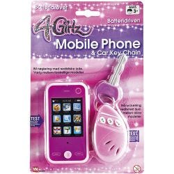 Mobiltelefon og bilnøkkel