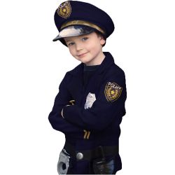 Politi-utkledning, 5-6 år, 1 stk.