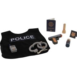 Dantoy politisett, L: 40 cm, B: 36 cm, 8 deler/ 1 pk.