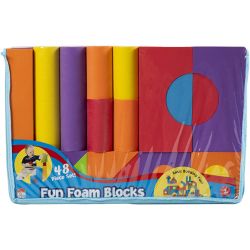 Store Skumklosser, str. 7x7-15x30 cm, 48 deler/ 1 pk.