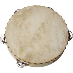 Trommetamburin av tre