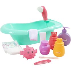 Badekar med tilbehør