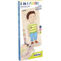 beleduc Puslespill av menneskekroppen