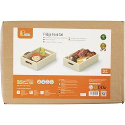 VIGA Lekemat i tre, L: 30 cm, B: 22 cm, 17 deler/ 1 pk.
