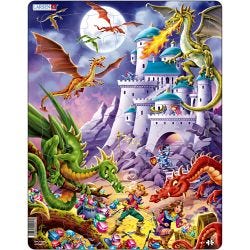 Puslespill, str. 28,5x36,5 cm, 50 brikker, 1 stk.