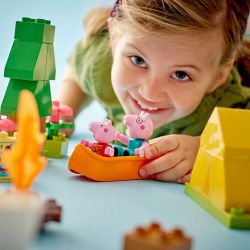 LEGO® DUPLO® Peppa Gris campingtur
