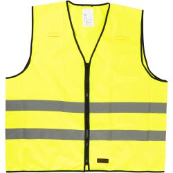Reflexväst med dragkedja