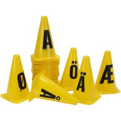 Kjegler med bokstaver