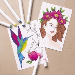 Start DIY Kit Fargelegging, Tegnetusj, 1 pk.