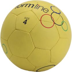 Street fotball, nr. 4, gul, 1 stk.