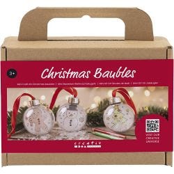 Mini DIY Kit Julekuler, Tegninger, 1 pk.