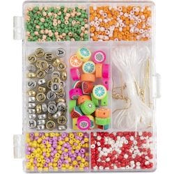 DIY Mix Smykker, Fruktblanding, sterke farger, 1 pk.