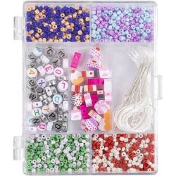 DIY Mix Smykker, Godteriblanding, pastellfarger, 1 pk.