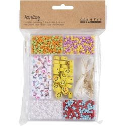 DIY Mix Smykker, Regnbuemiks, regnbuefarger, 1 pk.