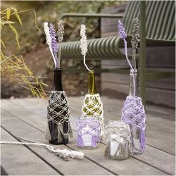 DIY Kit Makramè, Glassdekorasjon, 1 pk.