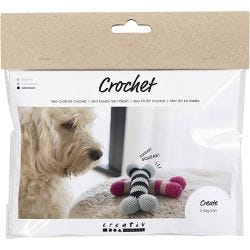 Mini DIY Kit Hekling, Hundebein, 1 pk.