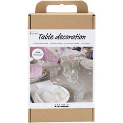 DIY Kit Bordpynt, pastellfarger, 1 pk.