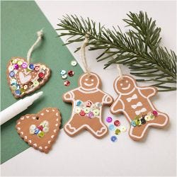 DIY Kit Modellering, Små kakeformer, mellombrun, 1 pk.