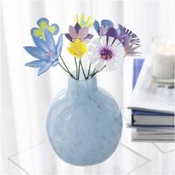 DIY Kit Blomster av Eggbrett, pastellfarger, 1 pk.