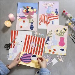 DIY Kit Fargelegging, Kollasj, 1 pk.