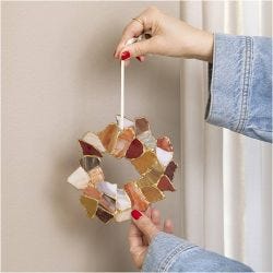 DIY Kit Kintsugi, Hengende dekorasjoner, ass. farger, 1 pk.
