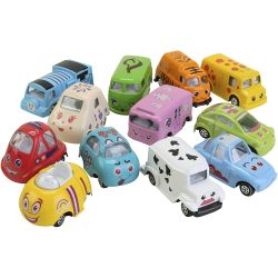 Metallbil med ansikt