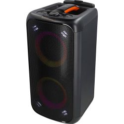 Høyttaler med lys og hjul