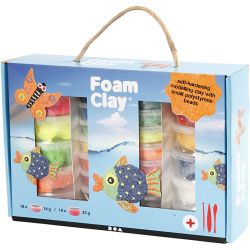 Foam Clay® Gaveeske, ass. farger, 1 sett