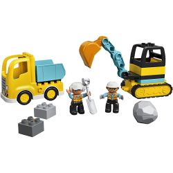 LEGO® DUPLO® Lastebil og Gravemaskin