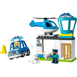 LEGO® DUPLO® Politistasjon og Politihelikopter
