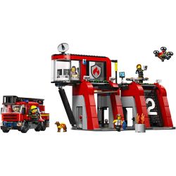 LEGO® City Brannstasjon med Brannbil