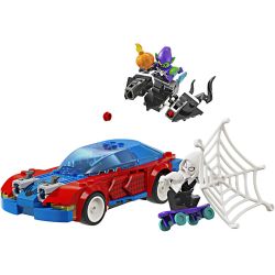LEGO® Marvel Spider-Mans racerbil og Venom Green Goblin