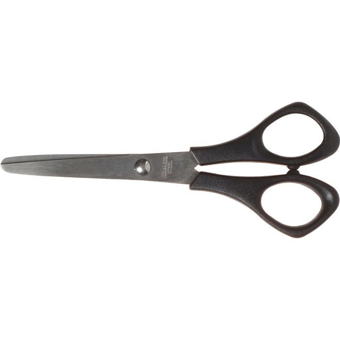 Skolesaks, L: 14 cm, rund, høyre, 1 stk.
