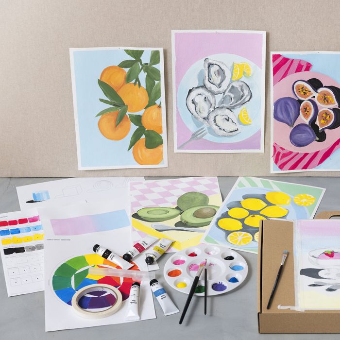 Start DIY Kit: Lær å male med gouache