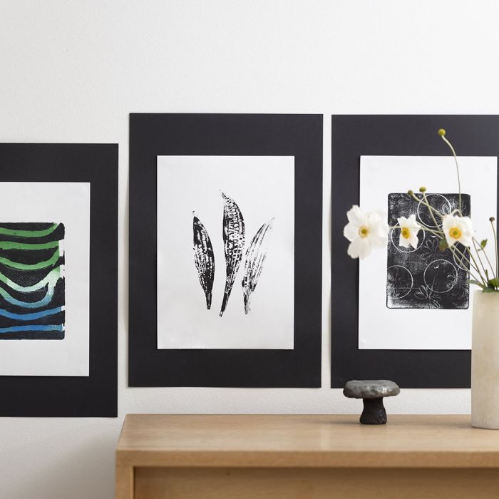 Lær hvordan du lager kunsttrykk med en gelplate