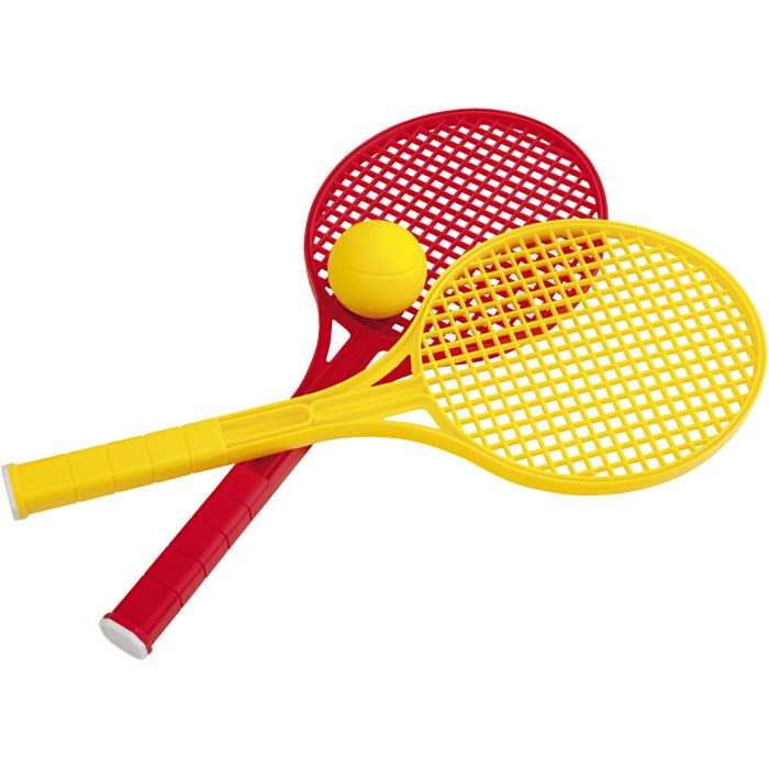 Soft tennis-sett, 3 stk./ 1 sett