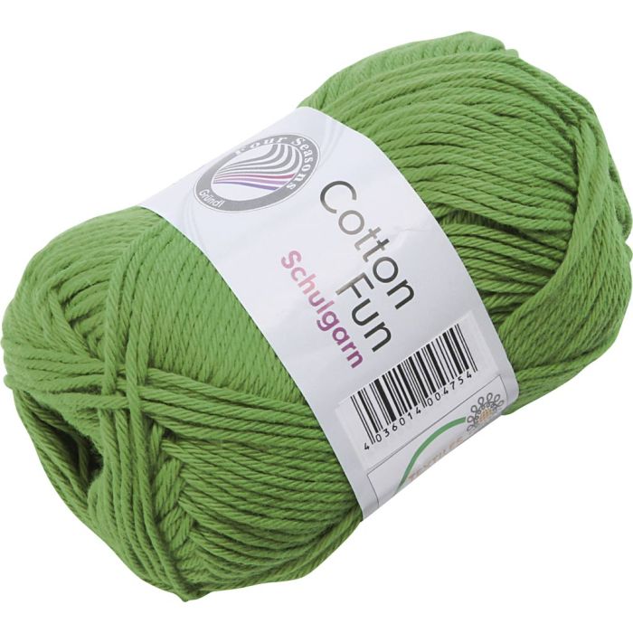 Acrylgarn, pinne 3-3,5, maigrønn, 50 g/ 1 nst.