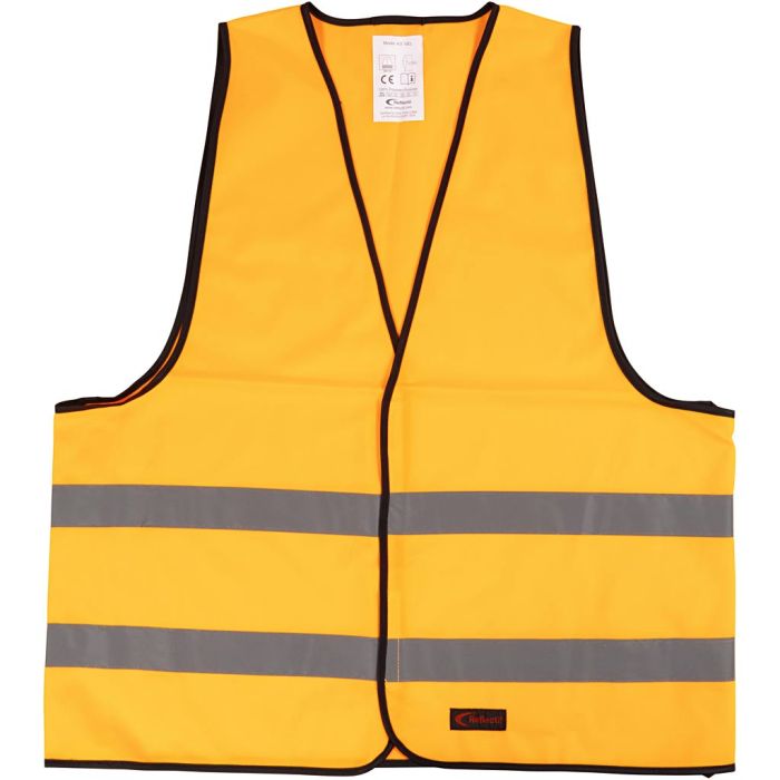 Refleksvest, L: 73 cm, B: 65 cm, str. XL, orange, 1 stk.
