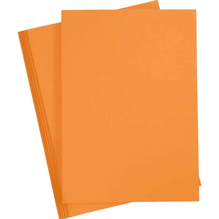 Kartong, A3, 180 g, orange, 25 ark/ 1 pk.