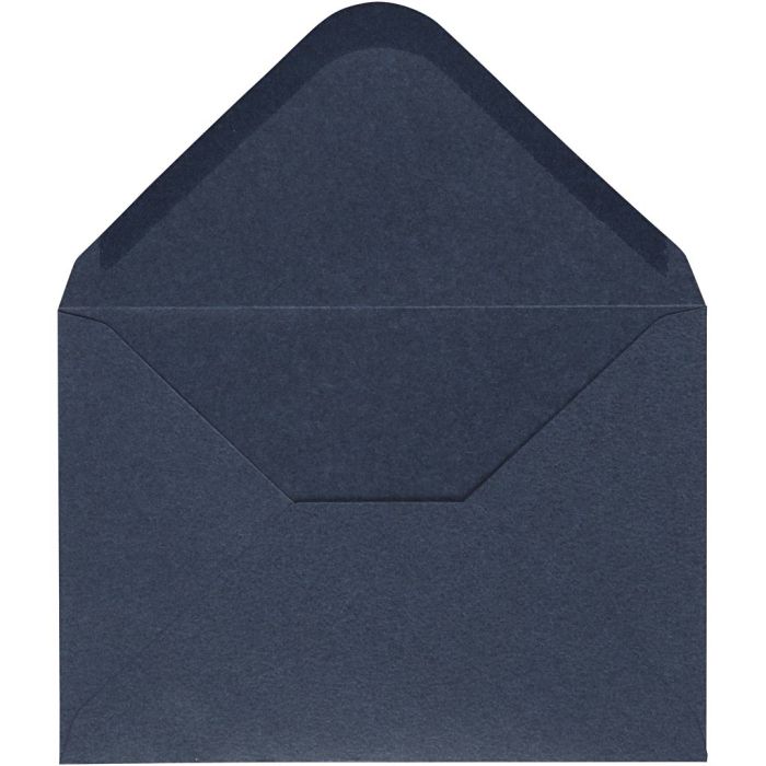 Konvolutter, konvolutt str. 11,5x16 cm, 110, blå, 10 stk./ 1 pk.