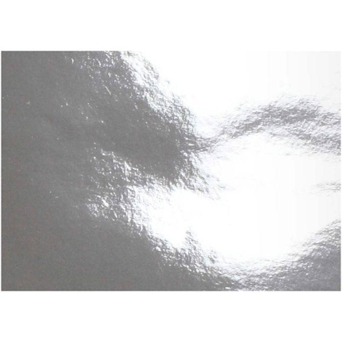 Metallpapir, A4, ark 210x297 mm, 120 g, sølv, 10 ark/ 1 pk.