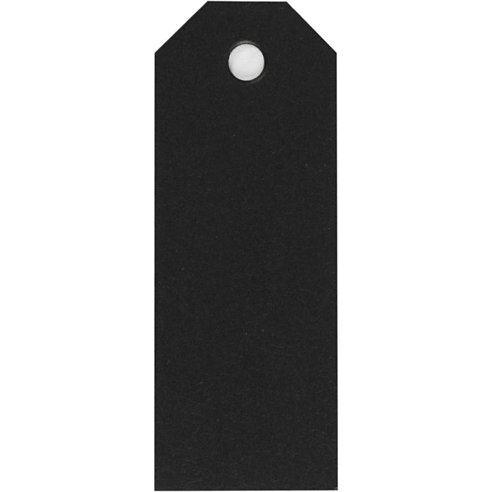 Manillamerker, str. 3x8 cm, 220 g, svart, 20 stk./ 1 pk.