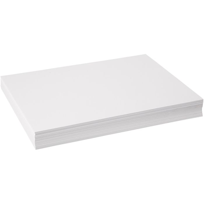 Tegnepapir, A3, ark 297x420 mm, 130 g, hvit, 250 ark/ 1 pk.