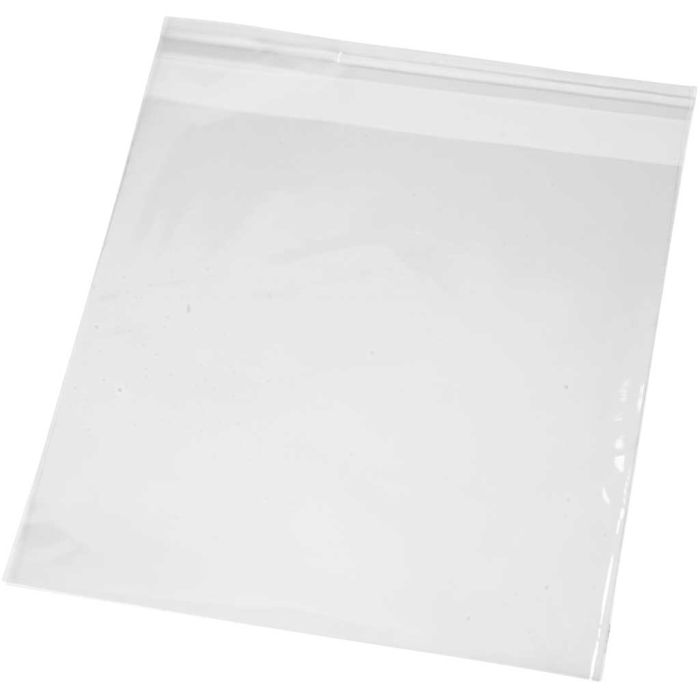 Cellofanposer, H: 16 cm, B: 16 cm, tykkelse 25 my, 20 stk./ 1 pk.