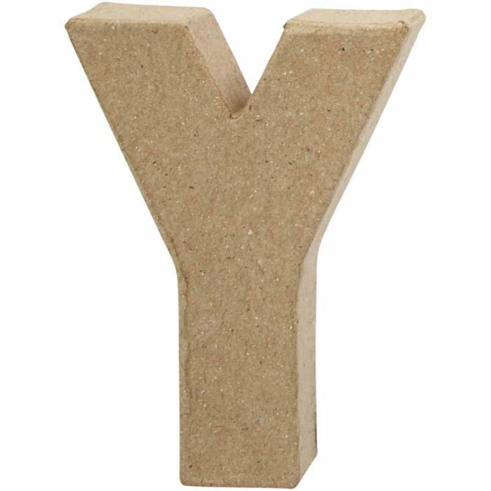 Bokstav, Y, H: 10 cm, B: 7,9 cm, tykkelse 1,7 cm, 1 stk.