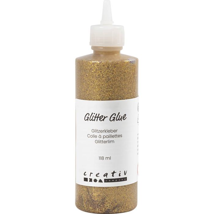 Glitterlim, gull, 118 ml/ 1 fl.
