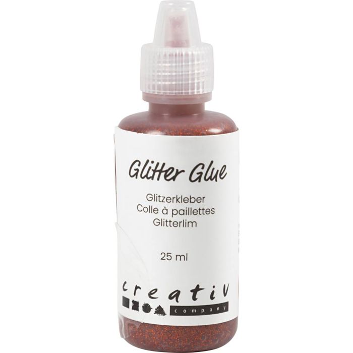 Glitterlim, orange, 25 ml/ 1 fl.