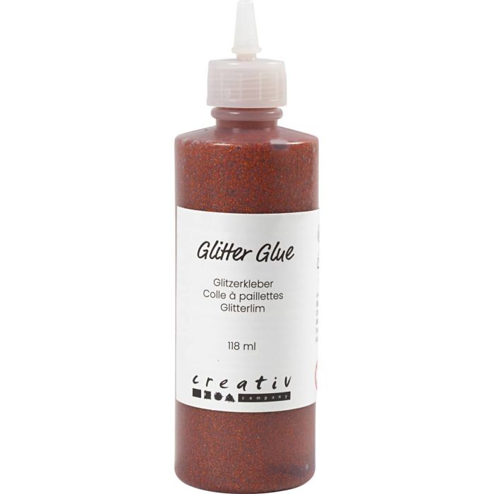 Glitterlim, orange, 118 ml/ 1 fl.