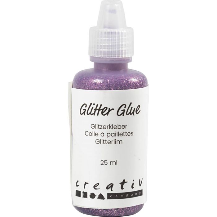 Glitterlim, lilla, 25 ml/ 1 fl.