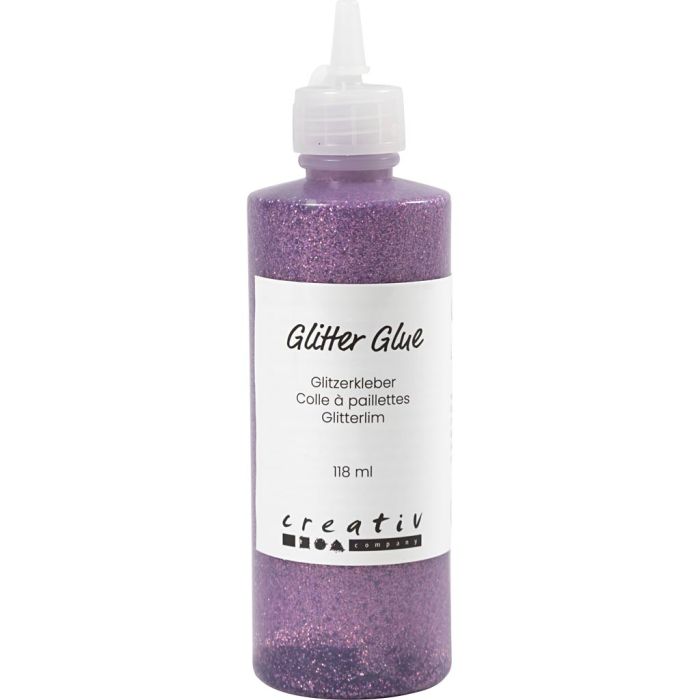 Glitterlim, lilla, 118 ml/ 1 fl.